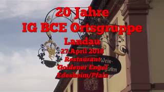 20 Jahre IG BCE Ortsgruppe LandauPfalz Restaurant Goldener Engel T1 [upl. by Tarazi]