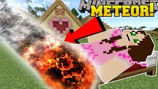 Minecraft METEORS NOTHING SURVIVES THESE DISASTERS Custom Command [upl. by Feucht514]