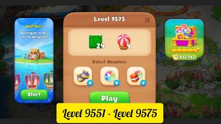 Gardenscapes  Level 9551  Level 9575   All Puzzles  Gameplay PART  433 [upl. by Anawed970]