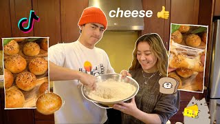 making tiktok cheesy bread because my brother wanted it [upl. by Nickles903]