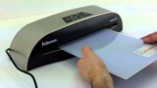 Fellowes Callisto 95 Pouch Laminator Demo [upl. by Ayortal]