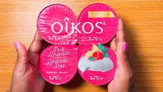 The Best Greek Yogurt Flavor Yet Oikos Limited Edition Pink Lemonade Lemonade [upl. by Pallas997]