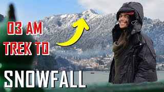 nainital snowfall 2024 [upl. by Ahsar]