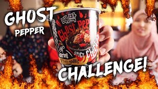 Mamee Daebak Ghost Pepper Challenge  bersama Sister Malaysia [upl. by Roice]