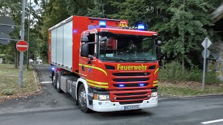 Gefahrguteinsatz WLF ABGefahrgut Feuerwehr Gelsenkirchen FW 2 [upl. by Aleehs]