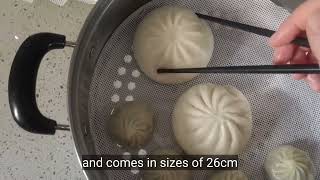 Ecofriendly Food Grade Family Steamed Bread Stuffed Bun Silicone Drawer [upl. by Loyce]