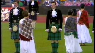 Commonwealth Games Edinburgh 1986 Opening Ceremony with Dancers and Fiddle Orchestra 1986 [upl. by Atinauj]