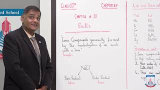 Class 10  Chemistry  Chapter 10  Lecture 9 Salts amp Preparations of Salts  Allied Schools [upl. by Sewole]