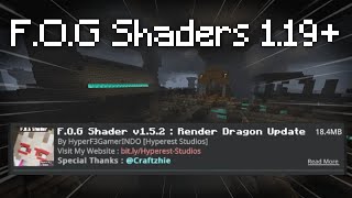 FOG shaders for MCPE 12060 Render Dragon SUPPORT [upl. by Aremat643]