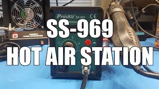 SDG 049 ProsKit SS969 Hot Air SMD Rework Station [upl. by Piggy]