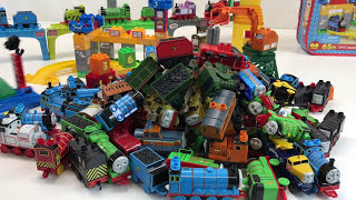 Thomas amp Friends Whiffs Messy Day amp Charlie MEGA BLOKS Trains  HAUL [upl. by Skricki]