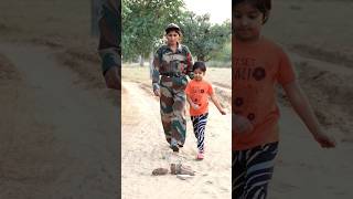 Teri mitti Army soldier woman shorts trending army [upl. by Demaggio467]