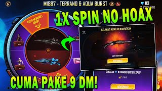 TRIK SEKALI SPIN SG 2 TERRANO amp AQUA BRUST FREE FIRE  TRIK HOKI SPIN EVENT M1887 SPIN [upl. by Cottle]