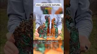 LE CUIVRE NATUREL shortvideo shorts discovery cuivre copper metal find expensive rare wow [upl. by Lebyram]