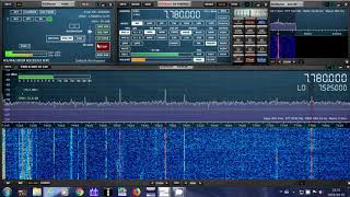 Ukrainian Radio A19 schedule via WRMI 7780 kHZ Shortwave on SDRplay RSP1A [upl. by Eirased]