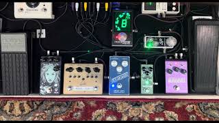 Stacking Drive Pedals Wampler Moxie Greer Lightspeed  Suhr Eclipse [upl. by Fannie734]