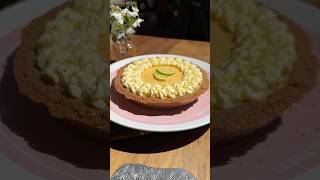 Key Lime Pie ASMR on the Weber Q FeedyourQriosity dessert recipe [upl. by Eiddet]