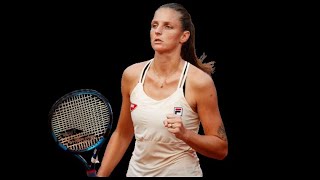 Karolina Pliskova vs Diana Shnaider  Wimbledon 2024 [upl. by Aliakam]