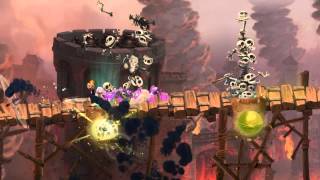 Rayman Legends  Castle Rock Gameplay Footage EUROPE [upl. by Cookie896]