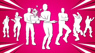 Top 40 Popular Fortnite Dances amp Emotes To The Beat Hit It Steady [upl. by Dacie691]