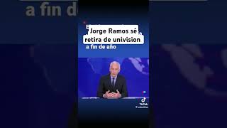 Jorge Ramos Retiraunivision jorgeramosunivisionnoticias venezuelavenezuelalibre nicolasmaduro [upl. by Doloritas]