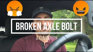 Ford F150 Axle Bolt  Broken Again [upl. by Esten]