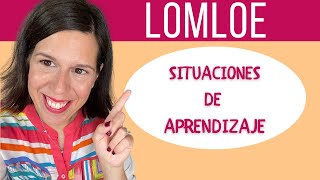 SITUACIONES de APRENDIZAJE LOMLOE ⚖📚 [upl. by Tabber]