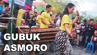 GUBUK ASMORO  Geol Ikuti Irama Kendang  Cover Angklung Carehal Malioboro Jogja amp KARAOKE lirik [upl. by Lynnworth]