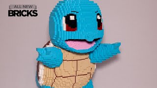 LifeSize Lego Pokemon Squirtle by Bricker Builds Hydro Turtle Speed Build [upl. by Richma364]