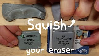 Maries vs FaberCastell Kneaded erasers [upl. by Ynffit476]