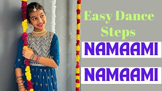 Namaami Namaami  Kannada Dance full song  Kabzaa  Easy dance steps  Anvi Shetty [upl. by Elyagiba112]