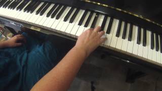 E harmonic minor scale  2 octaves on piano  right hand  SLOW [upl. by Aicenat756]