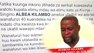 KILAMBO AENDELEA KUWAPIGA JEKI WAZAZI KATIKA KUSOMESHA WATOTO WAOATAKA SIASA ZIWEKWE KANDO [upl. by Yllatan286]