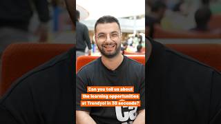 Take 30 seconds to discover the learning opportunities at Trendyol with Emre from our Tech team 🧡 [upl. by Adnomal]