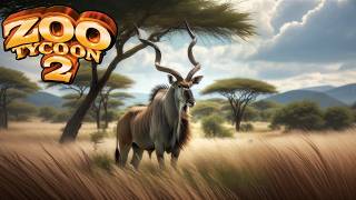 Building Greater Kudu Habitat in Zoo Tycoon 2 [upl. by Pallua]