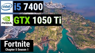 Core i5 7400  GTX 1050 Ti vs FORTNITE [upl. by Wiggins798]