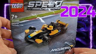 New Unboxing and building 30683 McLaren Formula 1 Car Lego Set 2024 [upl. by Rufina130]