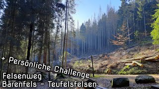 Felsenweg Losheim  BärenampTeufelsfels   Challenge  Part 12 [upl. by Reinke]