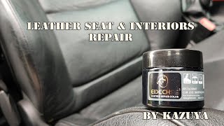 Leather seats and interiors easy repair [upl. by Okiruy75]