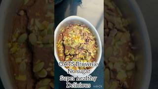 OATs Browni recipe Oats recipes Air fryer recipe Cake in air fryer Weight loss weightlosstips [upl. by Chapell927]