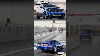 Cherokee con ProCharger vs Camaro  Nitro [upl. by Esille922]