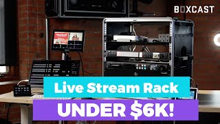 Live Streaming Rack Case Under 6K  Blackmagic ATEM Constellation 2 ME [upl. by Joanie897]