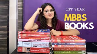 Books For 1st year mbbs detailed video 📝 [upl. by Glantz]