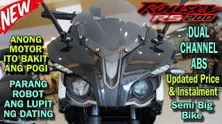 Kawasaki BAJAJ ROUSER RS 200 Mapormang Semi Big Bike Astig ng Design [upl. by Clotilde48]