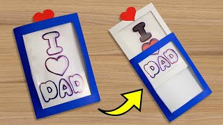 ❤️ Tarjeta mágica para el Día del Padre 😇 Ideas para papá 🥳 Fathers Day Card Beautiful 😎 [upl. by Yras]