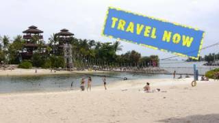 Sentosa Island  Singapore Beach  Travel Now Singapore [upl. by Bilac]