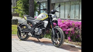 쿼터급 스텐다드 네이키드 CFMOTO 300CLX [upl. by Veljkov]