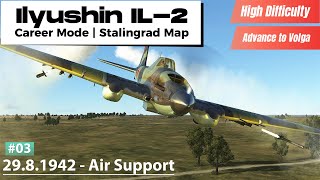 Ilyushin IL2 Career 3 Air Support  IL2 Great Battles  Stalingrad [upl. by Sandye673]