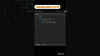 Score of a string  Leetcode problem solving leetcode java shots [upl. by Sherris]