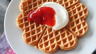 Norwegian Waffles recipe  Easy fluffy classic [upl. by Anolla282]